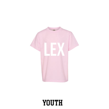 LEX Airport Code Youth Comfort Colors T-Shirt