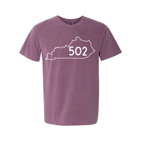 502 Area Code Comfort Colors T-Shirt