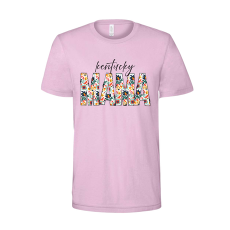 Kentucky Floral Mama Filled T-Shirt