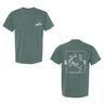 Green River Lake Map Comfort Colors Pocket T-Shirt