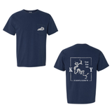 Green River Lake Map Comfort Colors Pocket T-Shirt