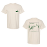 Lake Cumberland Map Comfort Colors Pocket T-Shirt
