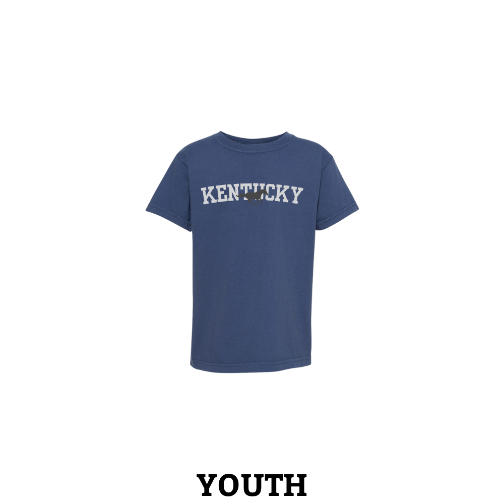 Kentucky Arched Horse Comfort Colors Youth T-Shirt