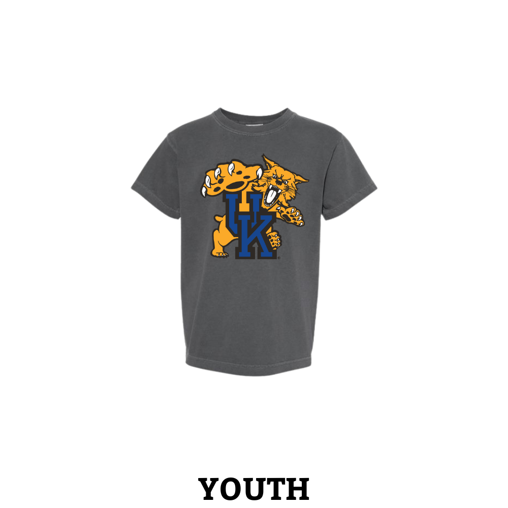UK Vault Gold Wildcat Comfort Colors Youth T-Shirt