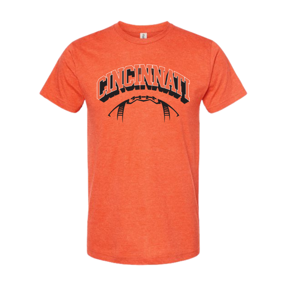 Cincinnati Arched Football T-Shirt