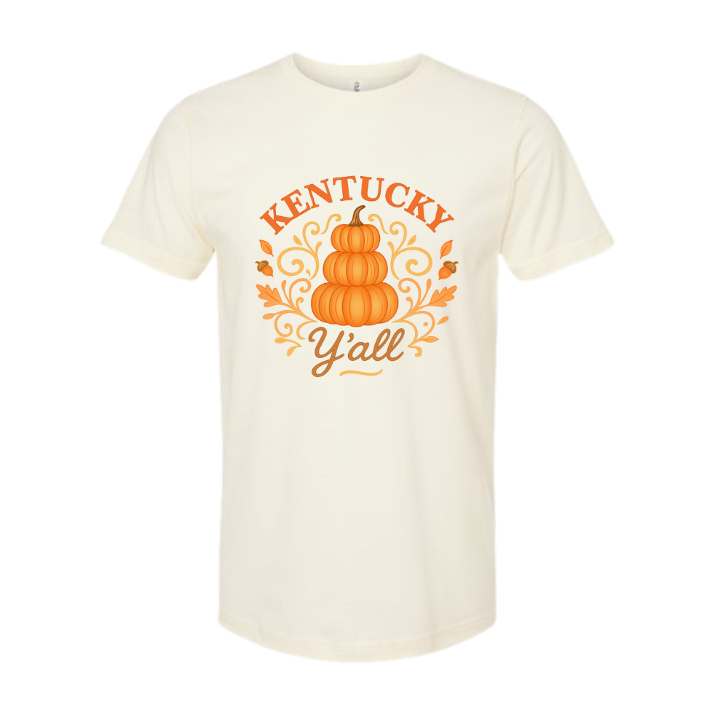 Fall Kentucky Y'all Pumpkin T-Shirt