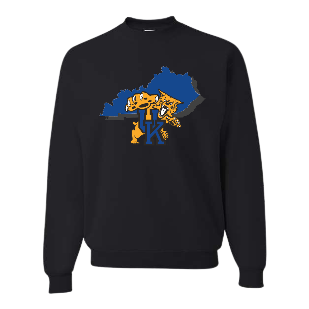 Kentucky Wildcat State Crewneck