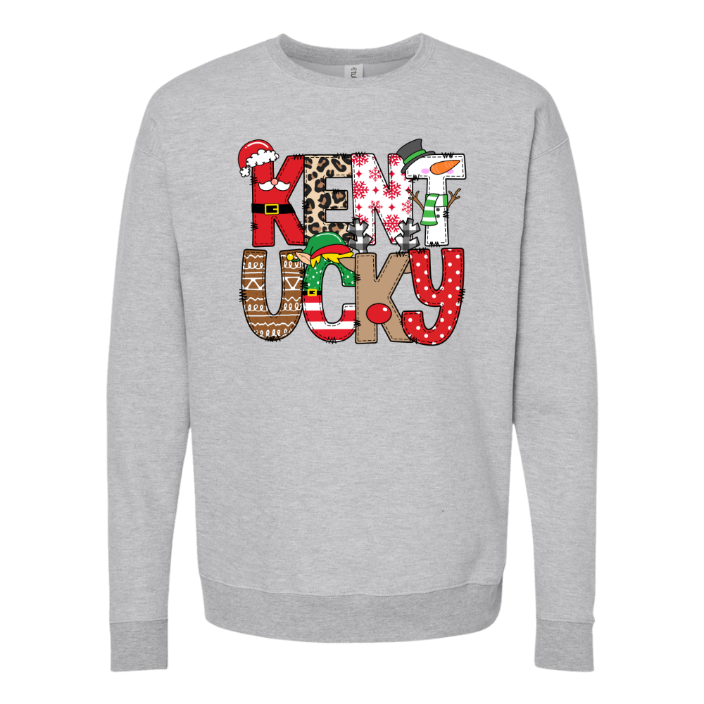 Festive Kentucky Christmas Crewneck