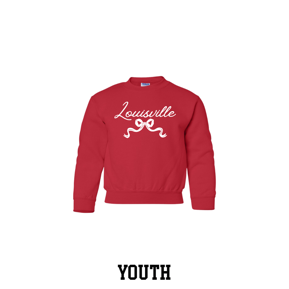 Louisville Bow Youth Crewneck